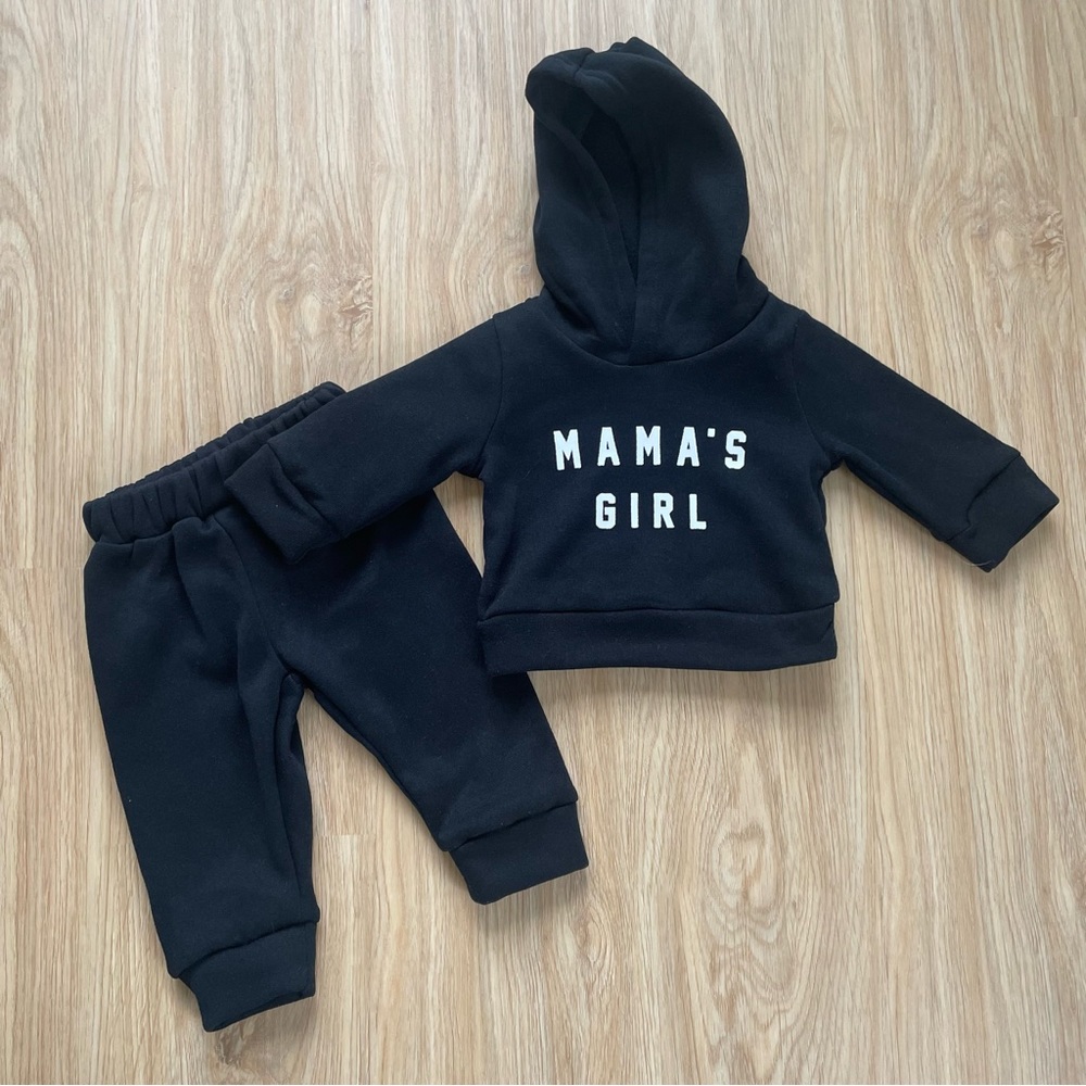 Black sweat suit outfit